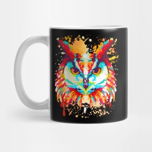 Owl Water Color Art Design Bird Mug